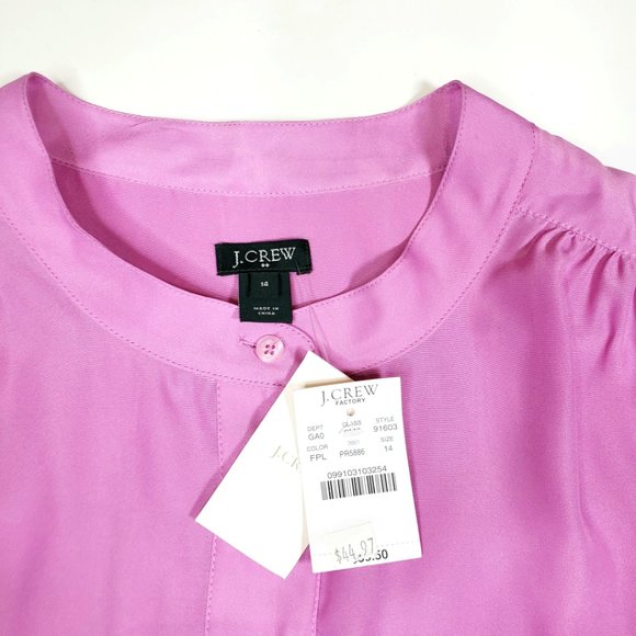 NWT J. Crew Sleeveless Button Top, 14 - Picture 3 of 8